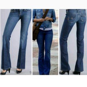 Paige Pico Lowrise Boot Cut Jeans